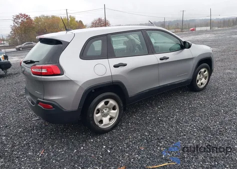 2017 Jeep Cherokee Sport 4X4 из США, поврежденный, VIN 1C4PJMAB5HW666153